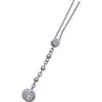 Orphelia Damen-Kette aus 925er Sterlingsilber mit Anhänger – Silber ZH-4486