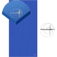 Trendy RehaMat Gymnastikmatte 200 x 100 x 2,5 cm, verschiedene Farben, Farbe:blau