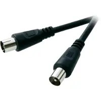Speaka Professional Antennen Anschlusskabel [1x Antennenstecker 75 Ω - 1x Antennenbuchse SP-1301632