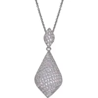 Orphelia Damen-Kette aus 925er Sterlingsilber mit Anhänger – Silber ZH-4517