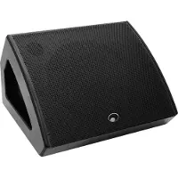 Omnitronic KM-115A, Keilmonitor, 2-Wege, Schwarz, 250 W, 500 W, 124 dB