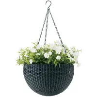 Keter Rattan hängenden Blumentopf 8.6L