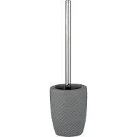 Wenko - Grauer Toilettenbürstenhalter