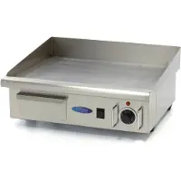 Maxima - Gastro Grillplatte - Glatt - 55 cm - inkl. Tropfschale