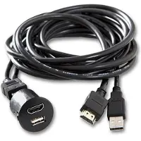 Alpine KCU-1H | USB- / HDMI-Einbaubuchse für FIAT Ducato