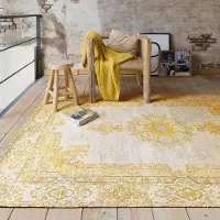 FRAAI Teppich Vintage - Dreams Ockergelb 140x200 cm