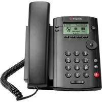 Polycom Poly VVX 101 1-line Desktop Phone, PoE 2200-40250-025