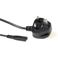 ACT AK5070 1.8m Netzstecker Typ G C7-Koppler Schwarz Stromkabel
