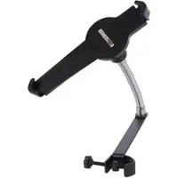 HQ Power Universeller Tablet-Halter für Mikrofonständer, für Bildschirme von 7" bis 12,9"
