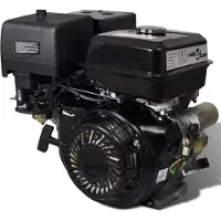 vidaXL Benzinmotor 15 PS 11 kW Schwarz