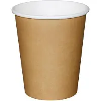 HorecaTraders Recyclable Coffee To Go Becher 230ml hellbraun x1000