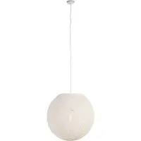 QAZQA Pendelleuchte im Landhausstil weiße Kugel 60cm - Corda