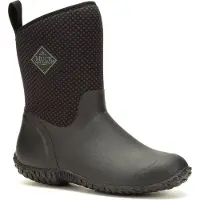Muck Regenstiefel Muckster II Mid Black Rose Print Damen-Schuhgröße 42