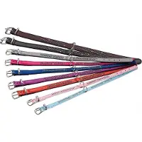 Nobby Halsband Crystal zweireihig