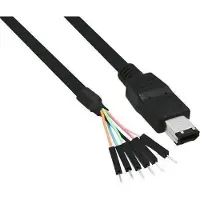 InLine FireWire Adapterkabel 6pin Stecker auf Pfostenbuchse