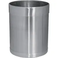 ProChef Papierkorb in Edelstahl 10,2L