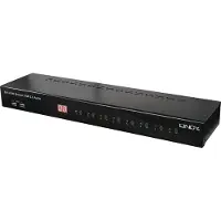 Lindy KVM Switch Pro USB 2.0 Audio DVI-I - KVM-/Audio-/USB-Switch - 8 Anschlüsse