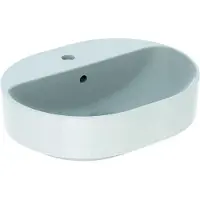 Geberit Aufsatz-WT VariForm elliptisch 500x400mm m HL m ÜL we KT