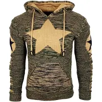 Rusty neal Grobstrick Comic Kapuzen-Pullover