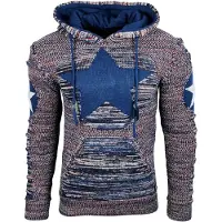Rusty neal Grobstrick Comic Kapuzen-Pullover