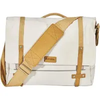 Basil Portland, Hinten, Fahrradtasche, Baumwolle, Cremefarben, 20 l, 5 kg