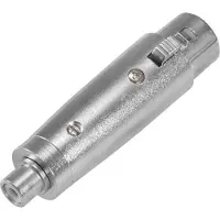 Omnitronic Adapter Cinch-Buchse zu XLR-Kupplung