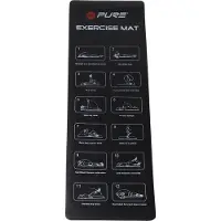 Pure Exercise Schwarz Fitnessmatte