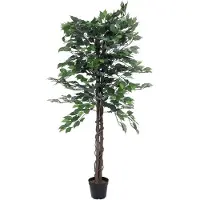 Europalms Ficus-Benjamini Multi-Stamm, Kunstpflanze, 150cm