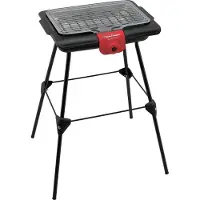 Moulinex BG135812, Grill, Elektro, Balcone, Kochstation, Rost + Blech, Schwarz