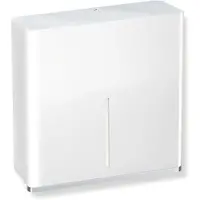 Hewi System 800 WC Großrollenhalter 95021600 Edelstahl weiss