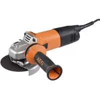 AEG Winkelschleifer WS 12-125 SK, 4935451307, 125 mm, 1200 W, mit Seitengriff, 2 Trennscheiben und Koffer