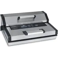 Caso FastVac 3000 Vakuumsystem, Professionelles Vakuumsystem zum Vakuumieren von Lebensmitteln, Maße (B x H x T): 43 x 16 x 29 cm