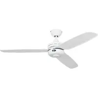 CasaFan Night Flight WE Loftsventilator (Ø) 132 cm Vingefarve: Hvid Chassisfarve: Hvid