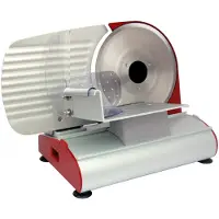 RGV Mary220 elektrische Schneidemaschine 22cm 220W Aluminium grau und rot