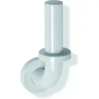Hewi 801 Reserve-Papierhalter 801.21.40198 für 1 WC-Papierrolle, signalweiß