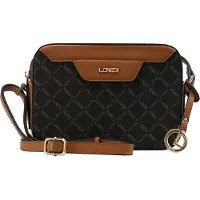 L.credi Umhängetasche Filiberta Crossbody Bag Brown dunkelbraun