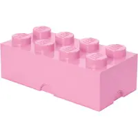 LEGO Aufbewahrungsstein mit 8 Noppen in Hellviolett