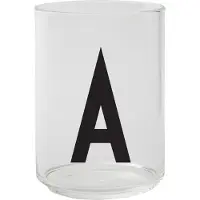 Design Letters Glas in Transparent/ Schwarz - 350 ml - onesize