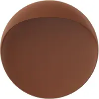 Louis Poulsen Flindt Wandleuchte Ø200 2700K Corten - , Flindt, dimmbar, Braun / Rost, für Wohnzimmer, Aluminium, Design