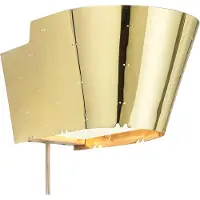 Gubi 9464 Wandleuchte Messing/Messing - , 9464, Gold / Messing, für Wohnzimmer, Metall, Design
