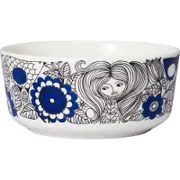 Arabia Schale ''Pastoraali'' in Weiß/ Blau - Ø 13 cm - onesize