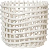 Ferm Living Obstkorb Ceramic Large Off-white