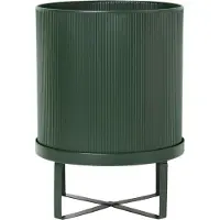 Ferm Living Bau Pflanzentopf Large Dunkel Green - , Grün, Metall