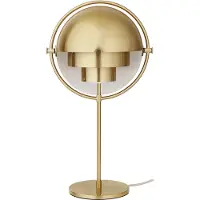 Gubi Multi-Lite Tischleuchte All Brass - , Multi-Lite, Gold / Messing, für Wohnzimmer, Metall, Design