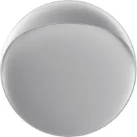 Louis Poulsen Flindt Wandleuchte Ø200 2700K Alu Grey - , Flindt, dimmbar, Metallisch, für Wohnzimmer, Aluminium, Design