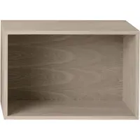 Muuto Stacked Regalsystem / Groß mit Rückwand Eiche