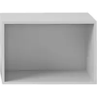 Muuto Stacked Regalsystem / Groß mit Rückwand Hellgrau