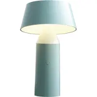 Marset Bicoca LED-Akku-Tischleuchte hellblau - , Bicoca, dimmbar, Blau, für Wohnzimmer, Kunststoff, Design