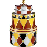 Alessi Circus - Set aus drei Allzweckboxen/Keksdosen
