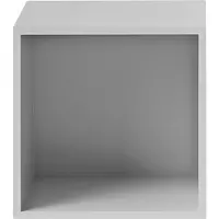 Muuto Mini Stacked Storage System Medium Light Grey - , Grau, Holz